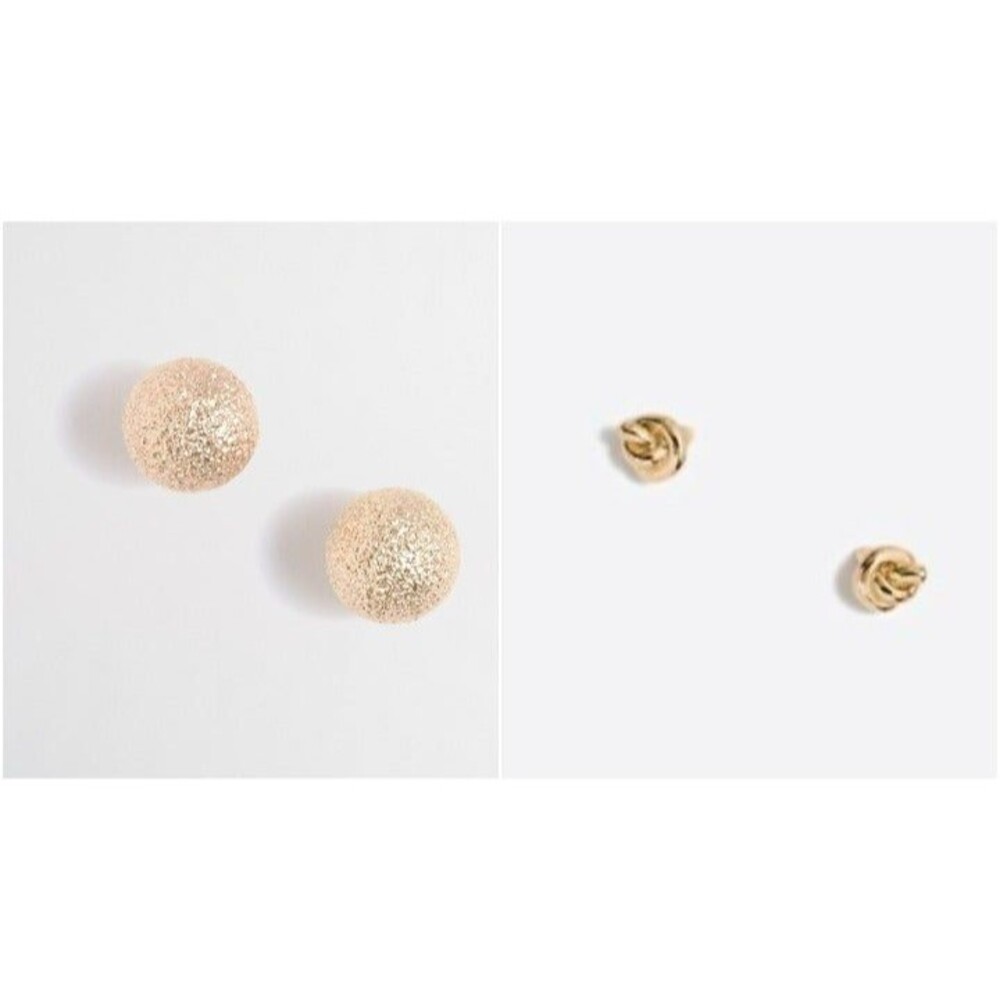 J.Crew Pinball and Nautical Knot Stud Earrings NWT each
